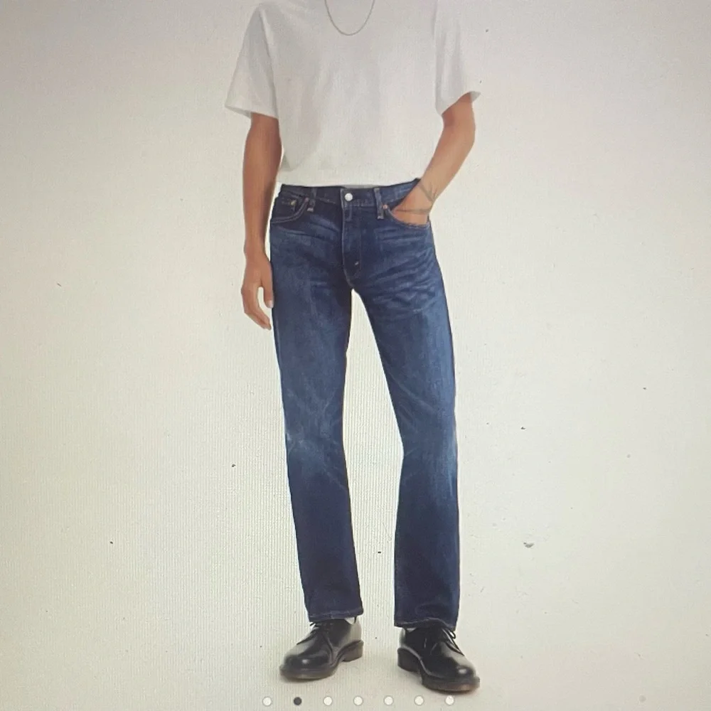 Levi's 513 Slim Straight Jeans Men's 36 x 30 Medium Wash Denim Pants